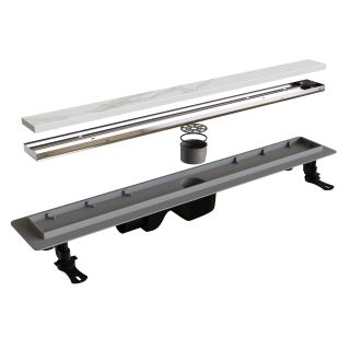 Душевой лоток RGW Drain Leo-21 60212160-01 60см под плитку хром